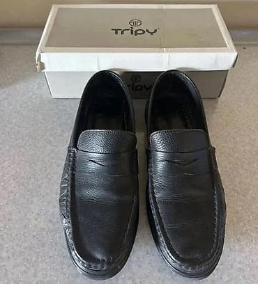 ayaqqab: Məhsul: Tripy kişi mokasinləri - Rəng: qara - Model: klassik — 1