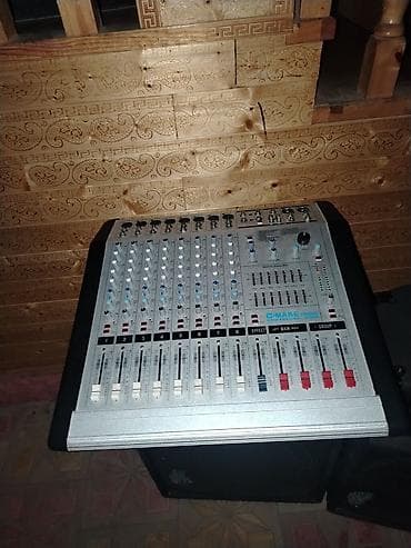 audio mikser: C-MAKE PM812D səs mikseri və iki ədəd passiv akustik sistem paketi - — 3
