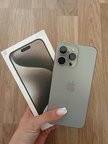 IPhone 15 Pro, 256 GB, Natural Titanium, Face ID