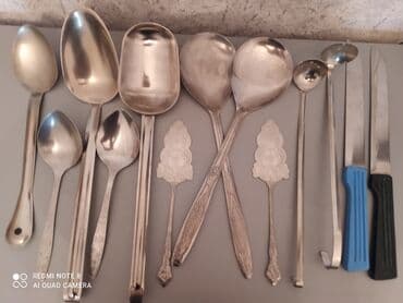 Qasiqlarcomceler,bicaqlar,tort goturen hamisi yeni ist olunmamis