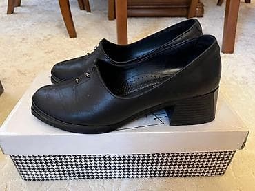 gön dəri: Qadın ayaqqabısı – klassik qara rəng Razmer 37 - Model: qapalı — 2