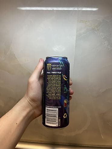 qaz tükü: Məhsul: Monster Energy Zero Sugar – Full Throttle Xüsusiyyətlər: - — 1