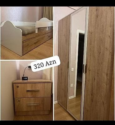 stol mebel: SaraesiDest olaraq satilir. Bir carpayi. Bir eded dolab Bir tunbucka — 1