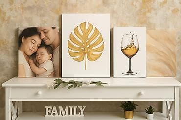 Pastel dəstləri: Kətan üzərində foto və tablo çapı - Seçdiyiniz foto və ya dizayn — 1