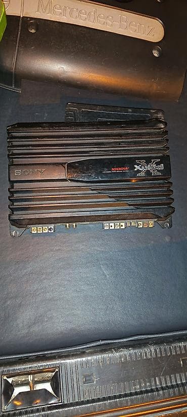 Mikrofonlar: Sony Xplod avtomobil gücləndiricisi - Model: Sony Xplod 4/3 kanallı — 1