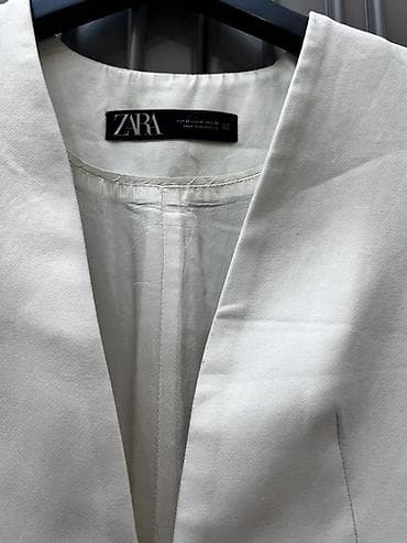 topdan geyim: Jilet, Zara, M, rəng - Ağ — 3