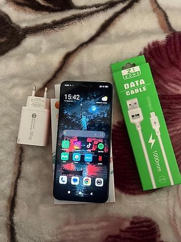 Redmi Note 12, 128 GB, rəng - Mavi, Barmaq izi, Face ID