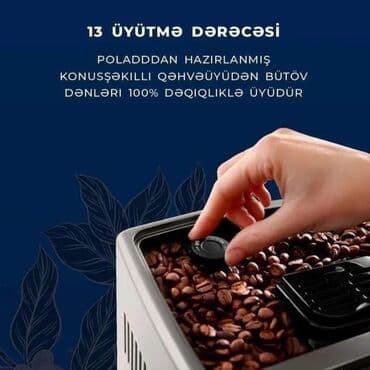kofe aparati satilir: Qəhvə maşını Delonghi, Avtomat, Yeni — 5