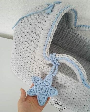 uşaq çantalar: Əl işi uşaq üçun səbətlər. Ölçüsü 70/35 sm. Tək səbət 90 azn . Çanta — 5