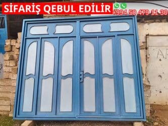 замок на калитку: Новый Железо Дворовые ворота, Распашные, 3 м, Механические, цвет - Синий, Нет кредита, Бесплатная установка — 1