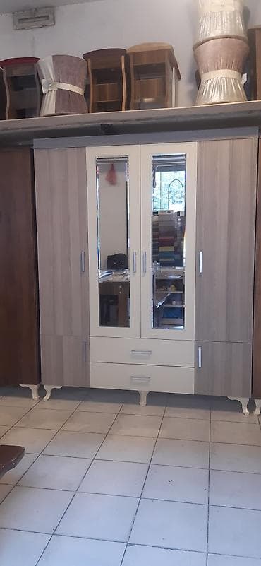 гардеробный шкаф: 4 Qapi Dolablar Hal Hazirda Anbarda Movcuddur. Sifariwlede ne reng — 2