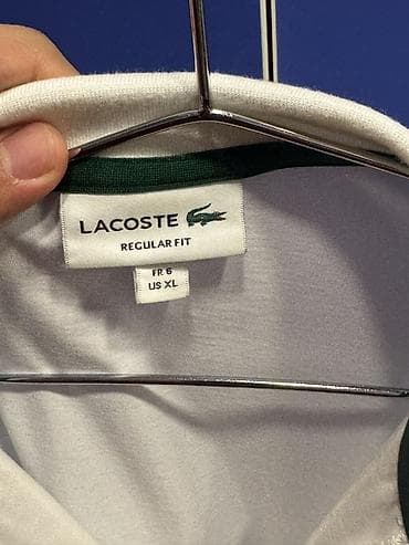 cins: Polo köynək, Lacoste, XL, rəng - Ağ — 3