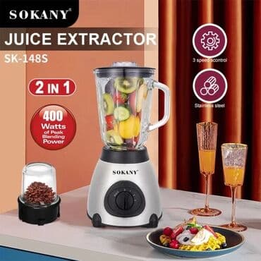 sokany: Portativ blender, Sokany, Yeni, Pulsuz çatdırılma — 1