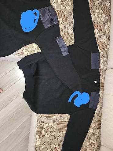 Свитера: Мужской свитер, 4XL, цвет - Черный — 3