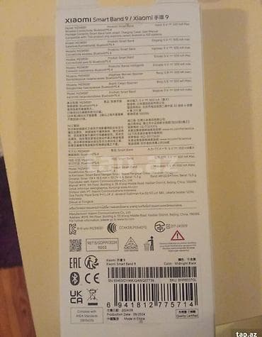 Smart qolbaqlar: Yeni, Smart qolbaq, Xiaomi, Bildirişlər, rəng - Qara — 2