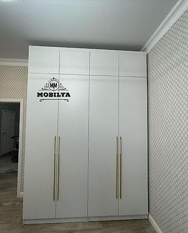 ev 16000: Yeni, Açılan, 4 qapılı Düz dolab, Qarderob, paltar dolabı, Azərbaycan — 1