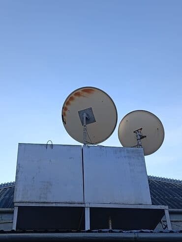 Peyk antenləri və montaj dəsti - Çanaq tipli 2 ədəd peyk anteni -