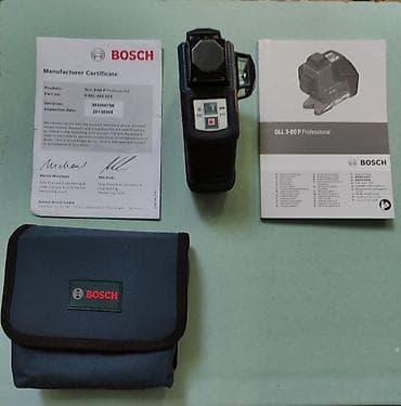 boş drel: Lazer Bosch GLL 3-80 P satılır. Orijinaldır. İşlənmişdir. Problemi — 1