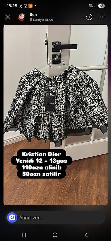 oyuncaq dunyasi instagram: Ətək, 12 - 14 yaş — 1