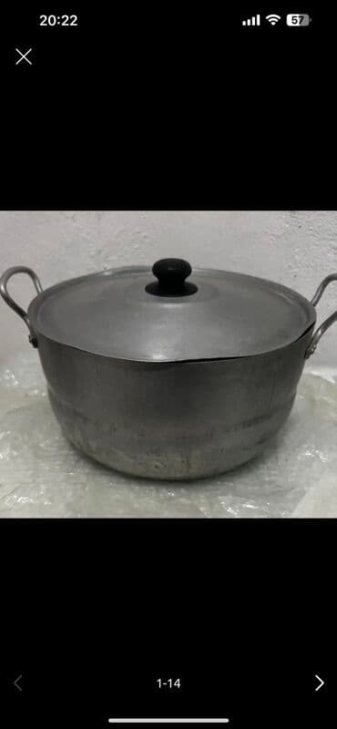 Блюда для тортов и сладостей: Миски, Набор из 6 шт., цвет - Синий, Фарфор, СССР — 20