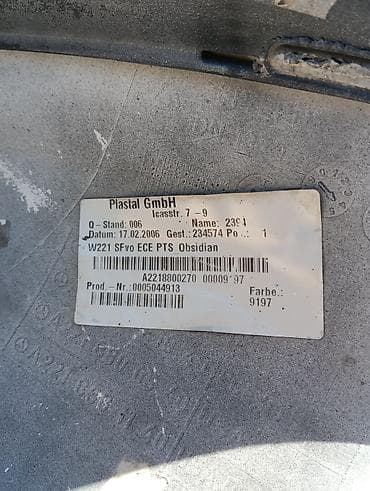 amg bufer: Mercedes-Benz S-Class W221 kuzov üçün orijinal ön bufer satılır. Kod / — 5