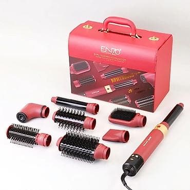 Ütülər və buxarlayıcılar: ENZO 8-in-1 Luxurious Styling Set – çoxfunksiyalı saç formalaşdırma — 1