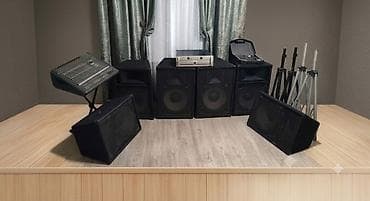 Səhnə səs avadanlıqları komplekti. 4 ədəd dinamikin dördüdə rupor — 1