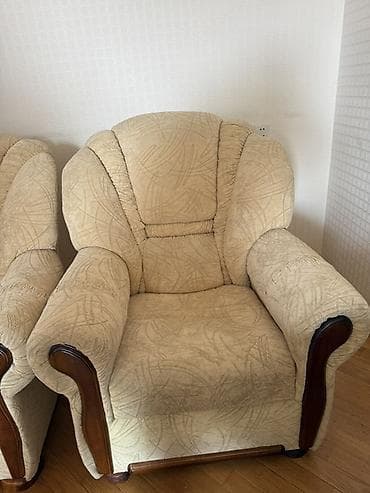 Ev üçün mebel: İşlənmiş, Kreslo, Parça — 3