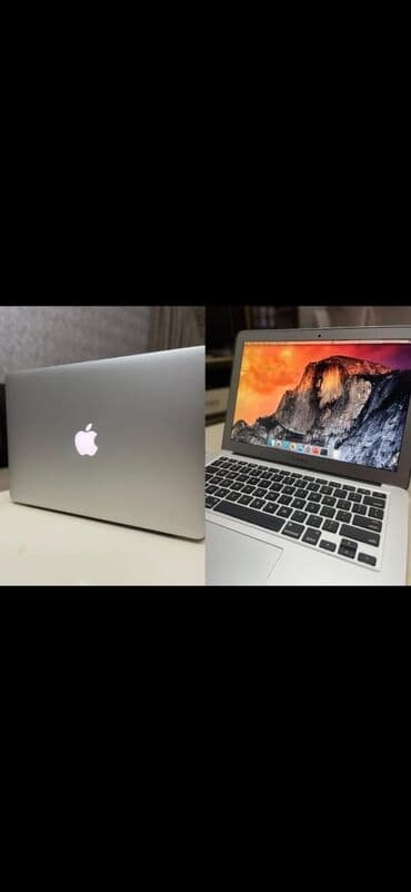 ноутбук apple: MacBook Air M3, 13.3 inç (1440×900) ekran, 4GB RAM, 121GB SSD. Cihaz — 1
