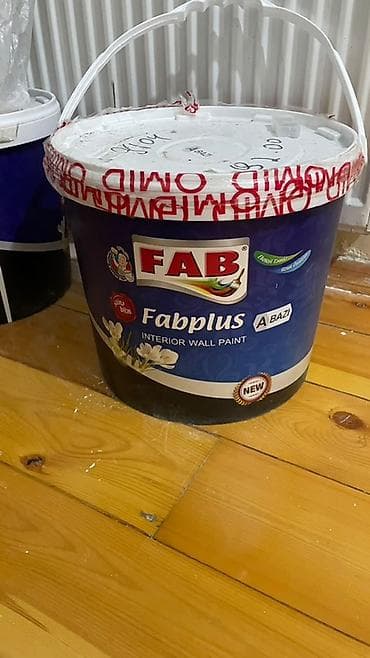 Ремонт и строительство: Məhsul: FAB Fabplus – daxili divar boyası (A bazi) 92m alınıb, 80 azn — 3