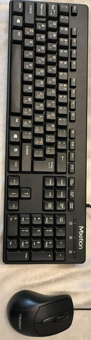 Meetion AT100– USB naqilli klaviatura və siçan dəsti - Tamölçülü