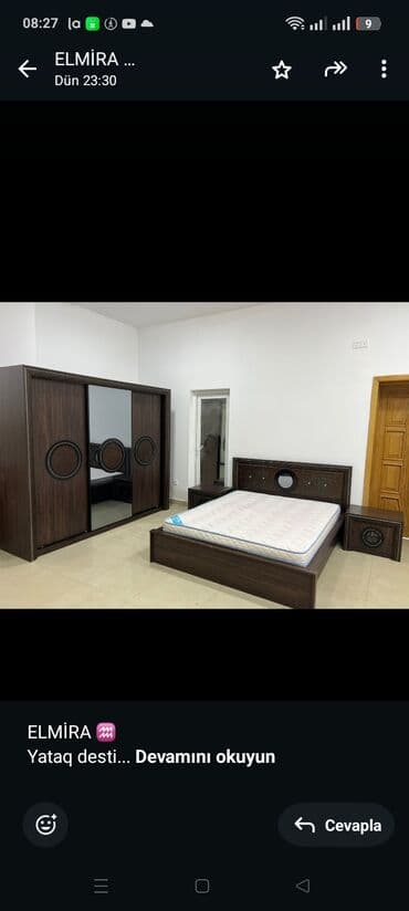 Lincoln: ELMİRA ♒️ Yataq desti Dolab Hund 215sm Eni 252 sm Derinlik 68sm — 1