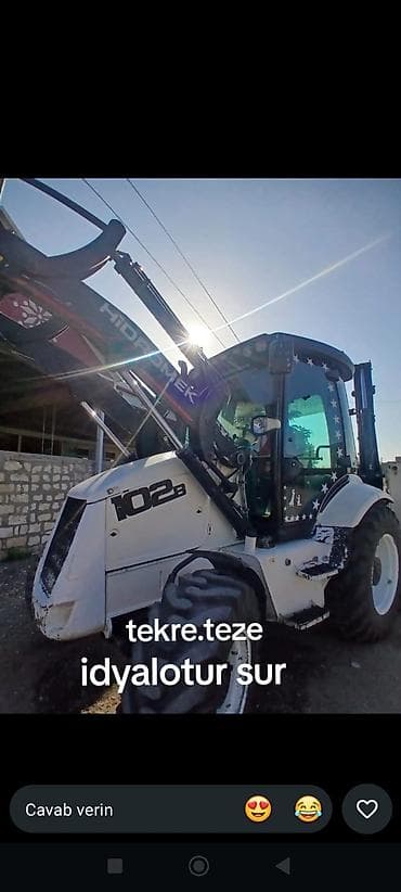 lider diski type 0: Hidromek 102B ekskavator-yükləyici - Model: Hidromek 102B - İl: 2012 — 2