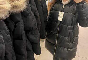 Sviterlər: Dəri kurtka, Zara, L — 1