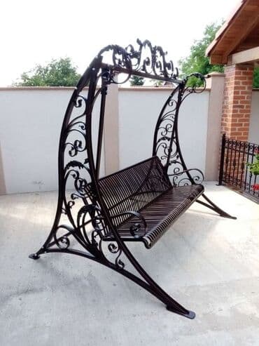 sallanan kreslo: Yeni, Divan-yelləncək, Zontikli, Metal — 10