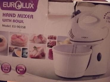 Eurolux EU-903SB – qablı əl mikseri - Güc: 300W - 5 sürət + Turbo