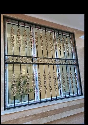 pencereler: Dəmir barmaqlıqlar və balkon məhəccərləri – fərdi hazırlama Məhsul — 3