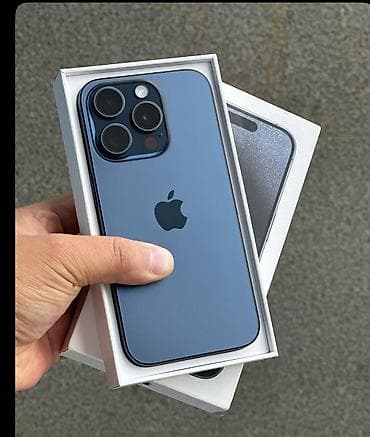 ipad pro qiyməti: IPhone 15 Pro Max, 256 GB, Blue Titanium, Barmaq izi, Face ID, Sənədlərlə — 2