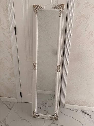 Güzgü Döşəmə üstü, Düzbucaqlı, Dekorativ, Çərçivə ilə