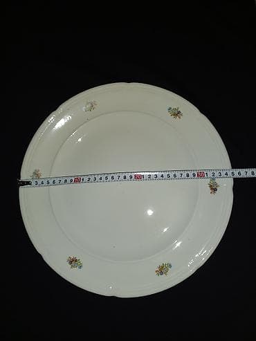 Boşqablar, 1 əd, rəng - Ağ, Keramika, SSRİ — 2