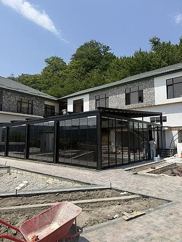 pano: ALTIM Group – Pergola və Şüşəli Teras Sistemləri Müasir dizayna — 2