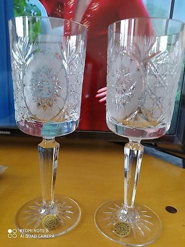 Rümkalar, Xrustal, 6 ədədli dəst, Çexiya