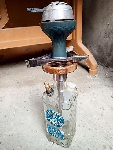 xina dekor: Mini nərgilə – şüşə butulka əsaslı, portativ Xüsusiyyətlər: - Şüşə — 2