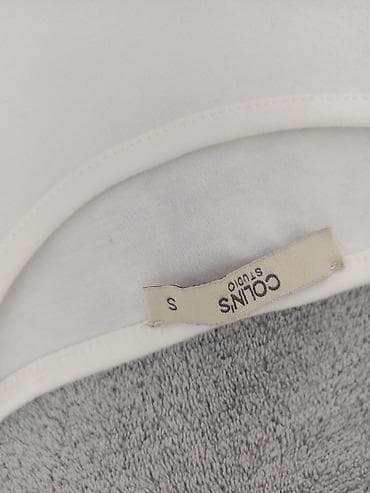 ceket: COLINS Studio qadın T‑şörtü - Rəng: ağ - Ölçü: S (etiketdə — 2