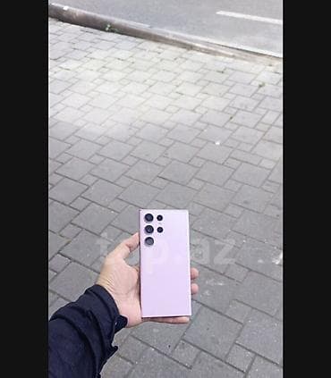 iphone 7 pro max: Samsung Galaxy S23 Ultra, rəng - Çəhrayı, Simsiz şarj — 3