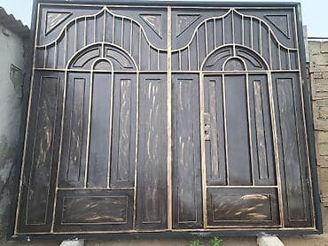 Ремонт и строительство: Darvaza 980 Azn satılır. Ölçü 356x300. İçəri açılır. Sveller 8 liy — 1