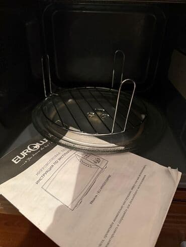 Микроволновки: Микроволновка Eurolux, Отдельностоящая, С микроволнами, цвет - Серый, Новый — 5