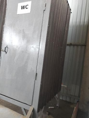 konteyner satilir: Daşınan metal modul tualet-kabina - Korpus: möhkəm profil karkas və — 3