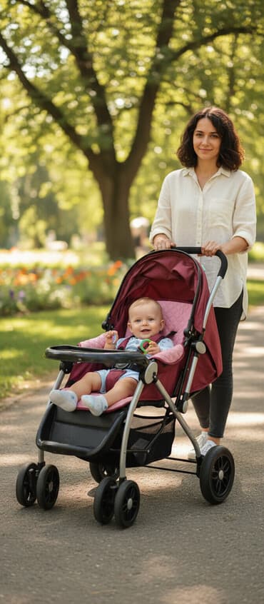 tako dalga classic universal arabalar: Klassik gəzinti arabası, İşlənmiş, Cins: Qız — 1