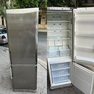 switch 2: Indesit iki qapılı soyuducu - Rəng: inox (paslanmaz polad görünüşü) - — 1
